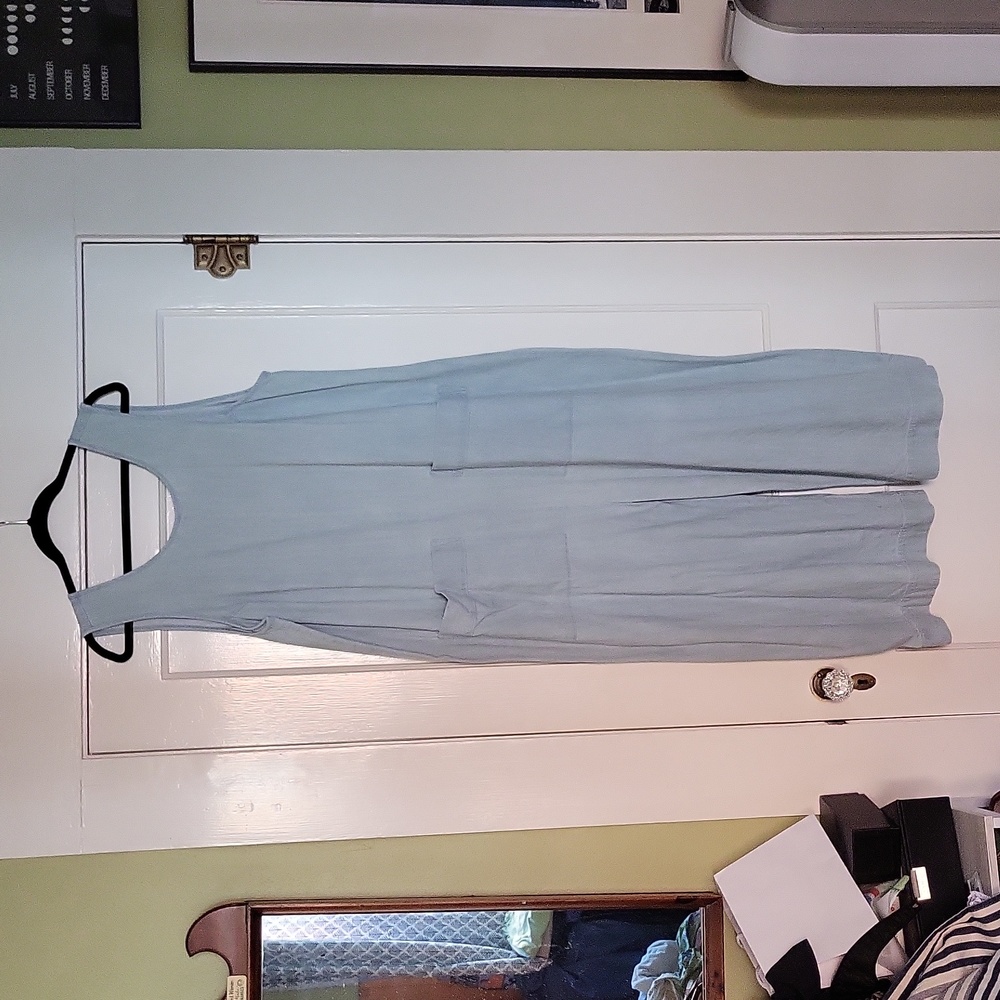 Ilana Kohn Milo Denim Jumpsuit XL Like-New